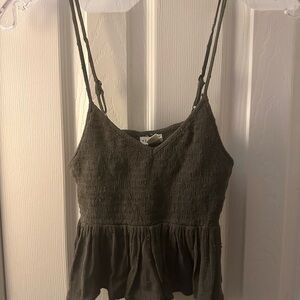 Aeropostale Olive Green Women's Crop Top